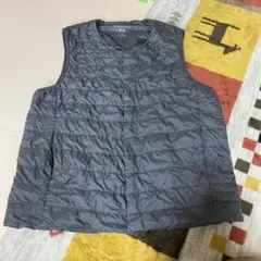 UNIQLO WARM PADDED ウルトラライトダウンベスト M グレー