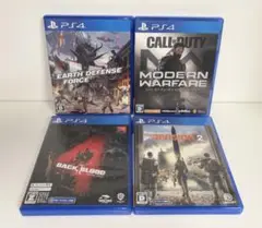 PS4 ゲームソフト4本セット