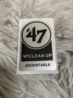 47ブランド　キャップ　ステッカーシール