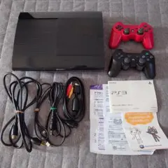 Sony PlayStation 3 本体 ブラック コントローラー2個付き