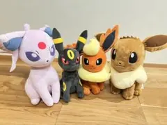 ポケモン ブイズ ぬいぐるみセット イーブイ ブースター ブラッキー エーフィ