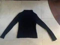 IENA】ニットレースプルオーバー ブラック