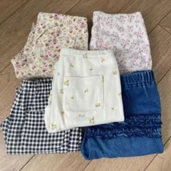 ユニクロ レギンス パンツ 120㎝ 4点、他1点 計5点まとめ売り