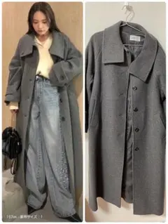 正規品 fray i.d バルマカンロングコート　フレイアイディー　ウールコート