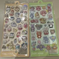 ちいかわ＆ベビースリー 水入りボンボンドロップシール2点セット