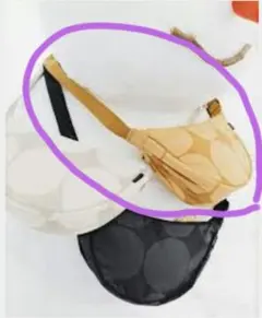 [未使用品]マリメッコ・ユニクロ ミニラウンドショルダー イエロー