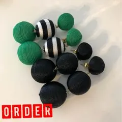オーダー品♡ボンボンピアス 2点以上で割引あり！