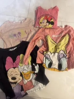 H&Mミニーマウス・デイジー長袖カットソー 3枚セット➕1枚半袖おまけ