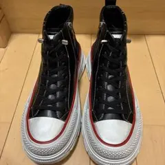 ハイカットスニーカー ブラック/シルバー