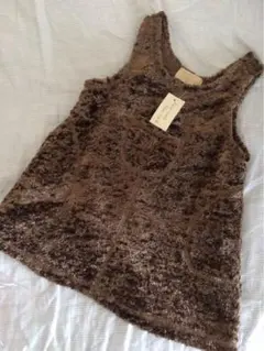 【セール】ニューヨークニューヨーク ワンピース　フリース　ボア　100