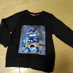 H&M　長袖トレーナー　120cm ブラック　ロボット