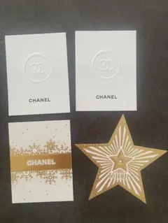 CHANEL ❤︎限定デザイン入りムエット　メッセージカード にも♡4枚セット