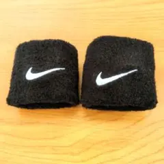 NIKE ナイキ リストバンド 2個セット（ブラック）ジュニアサイズ
