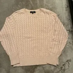 ☆美品☆UNTITLED 長袖ニット(ピンク)