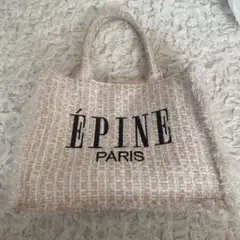 epine ツイード トートバッグ epine ツイード トートバッグ - メルカリ