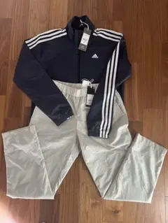 adidas ジャージ上下セット Mサイズ ネイビー・ライトグレー