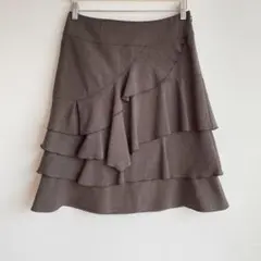 キャラオクルス フリル ティアードスカート 2way 長さアレンジ オフィス