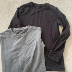HEATTECHコットン 長袖アンダーシャツ 140サイズ 2枚セット　ユニクロ