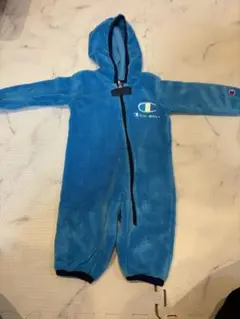 Champion フリースアウター 青