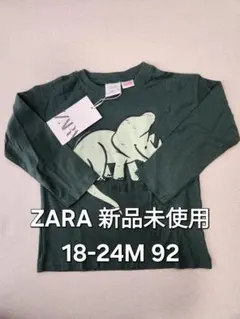 【ZARA】恐竜プリント Tシャツ 18-24M　新品未使用