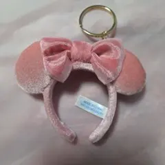 東京ディズニーリゾート ミニーマウス耳型キーホルダー