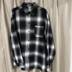 CALTOP ネルシャツ　オンブレ　チェック
