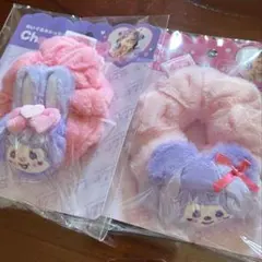 しなこxモンチッチ ヘアゴム　 マスコット　シュシュ　2点セット　475