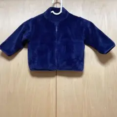 無印良品　ネイビー フリースジャケット サイズ80