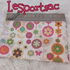 ◆LeSportsac レスポートサック◆ポーチ 花柄　マルチカラー　フラワー