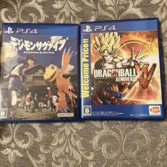 ps4ソフトセット　デジモンサヴァイブ　ドラゴンボールゼノバース