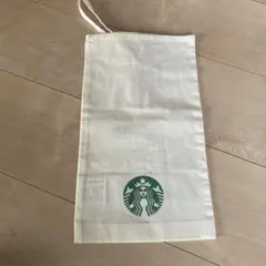 STARBUCKS コットン ギフト袋 アイボリー
