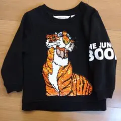 H&M ディズニー スパンコールトレーナー 110/116