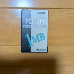 I-O DATA PCS-1M PCMCIA SRAM Card 1MB
