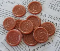 シーリングスタンプ風シール薔薇