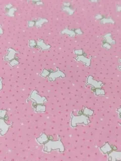 Happy message 30’S　犬　ドッグ　生地　1m