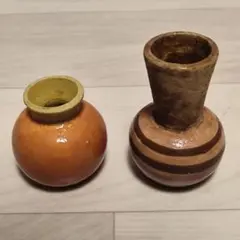 一輪挿し　ミニテラコッタ鉢　２個セット
