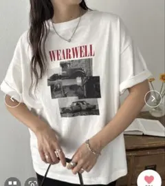 最終値下げ！WEARWELLフォトTシャツ　ディスコート