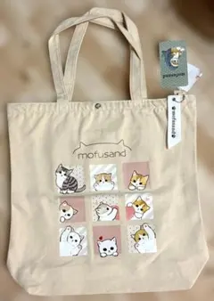 新品】mofusand トートバッグ アベイル 2way ショルダー キャンパスのサムネイル