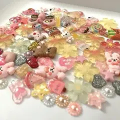 【大量　まとめ売り】ネイル　ハンドメイド　カラフルデコパーツ
