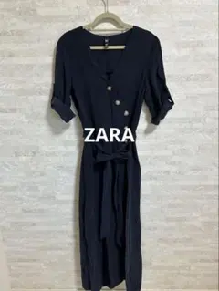 【ZARA】半袖 シャツワンピース