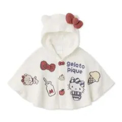 【新品未使用】gelato pique ハローキティ ポンチョ