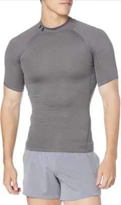 トレーニングベースレイヤー UAヒートギアアーマー シャツスリーブ モック