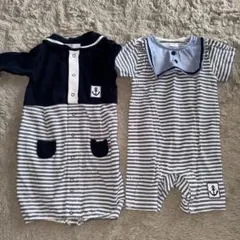 即発送‼️BeBe ロンパース 70 2点セット