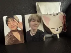 Straykidsスキズ dominATEミニうちわキーホルダー アイエンセット