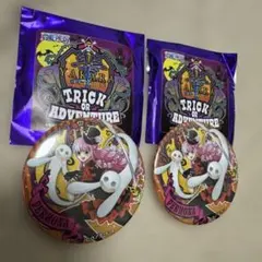ONE PIECE 輩缶バッチ　TRICK OR ADVENTURE ペローナ