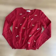 H&Mラウンドネックカーディガン130cm程度