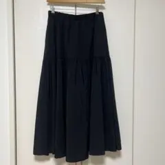OPAQUE.CLIP フレアスカート ブラック Lサイズのサムネイル