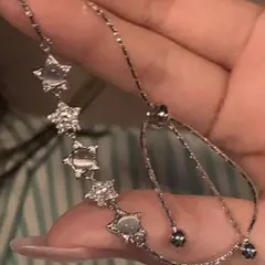 【1度使用✨】シルバー　ブレスレット　星