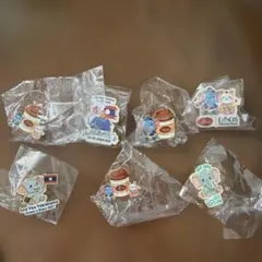 【バラ売り可】ラオス ピンバッジ7個セット 万博 EXPO バラ売り可】【即購入可】ラオス ピンバッジ7個セット 万博 EXPO
