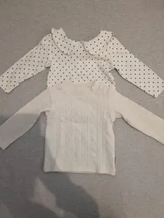 こども服長袖2枚セット　70〜80cm